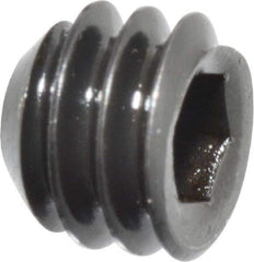 Holo-Krome - 1/4-20 UNC, 3/16" OAL, Cup Point Set Screw - Grade 8 Alloy Steel, 1/8" Key - Eagle Tool & Supply