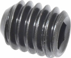 Holo-Krome - 5/16-18 UNC, 3/8" OAL, Cup Point Set Screw - Grade 8 Alloy Steel, 5/32" Key - Eagle Tool & Supply