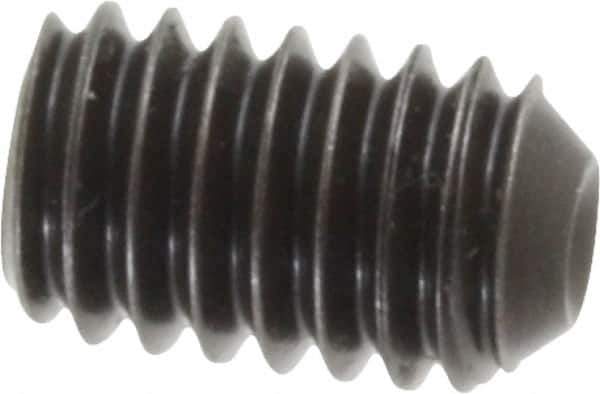 Holo-Krome - 5/16-18 UNC, 1/2" OAL, Cup Point Set Screw - Grade 8 Alloy Steel, 5/32" Key - Eagle Tool & Supply
