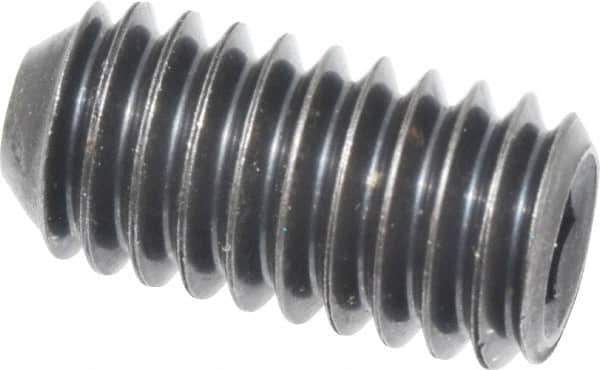 Holo-Krome - 5/16-18 UNC, 5/8" OAL, Cup Point Set Screw - Grade 8 Alloy Steel, 5/32" Key - Eagle Tool & Supply