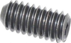 Holo-Krome - 5/16-18 UNC, 5/8" OAL, Cup Point Set Screw - Grade 8 Alloy Steel, 5/32" Key - Eagle Tool & Supply