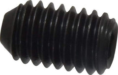 Holo-Krome - 3/8-16 UNC, 5/8" OAL, Cup Point Set Screw - Grade 8 Alloy Steel, 3/16" Key - Eagle Tool & Supply