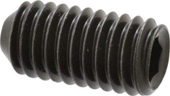 Holo-Krome - 3/8-16 UNC, 3/4" OAL, Cup Point Set Screw - Grade 8 Alloy Steel, 3/16" Key - Eagle Tool & Supply
