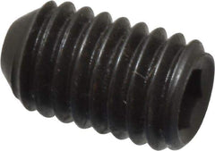 Holo-Krome - #10-32 UNF, 5/16" OAL, Cup Point Set Screw - Grade 8 Alloy Steel, 3/32" Key - Eagle Tool & Supply