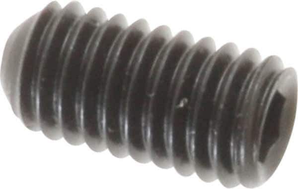 Holo-Krome - #10-32 UNF, 3/8" OAL, Cup Point Set Screw - Grade 8 Alloy Steel, 3/32" Key - Eagle Tool & Supply