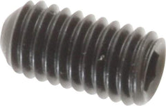Holo-Krome - #10-32 UNF, 3/8" OAL, Cup Point Set Screw - Grade 8 Alloy Steel, 3/32" Key - Eagle Tool & Supply