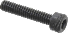 Made in USA - #5-40 UNC Hex Socket Drive, Socket Cap Screw - Alloy Steel, Black Oxide Finish, Fully Threaded, 5/8" Length Under Head - Eagle Tool & Supply