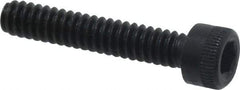 Made in USA - #6-32 UNC Hex Socket Drive, Socket Cap Screw - Alloy Steel, Black Oxide Finish, Fully Threaded, 3/4" Length Under Head - Eagle Tool & Supply