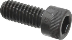 Made in USA - 5/16-18 UNC Hex Socket Drive, Socket Cap Screw - Alloy Steel, Black Oxide Finish, Fully Threaded, 3/4" Length Under Head - Eagle Tool & Supply