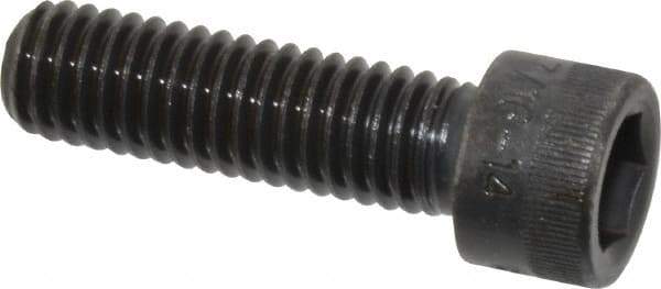Holo-Krome - 7/16-14 UNC Hex Socket Drive, Socket Cap Screw - Alloy Steel, Black Oxide Finish, Fully Threaded, 1-1/2" Length Under Head - Eagle Tool & Supply