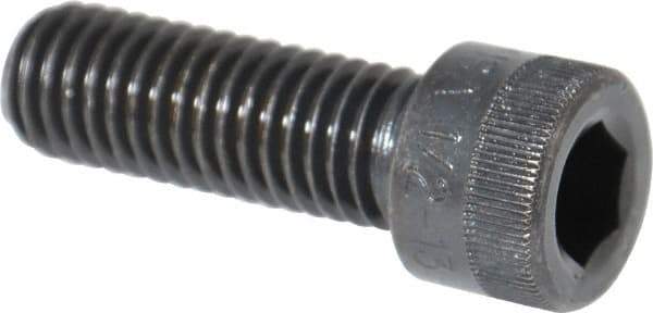 Holo-Krome - 1/2-13 UNC Hex Socket Drive, Socket Cap Screw - Alloy Steel, Black Oxide Finish, Fully Threaded, 1-1/2" Length Under Head - Eagle Tool & Supply