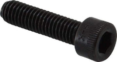 Made in USA - #10-32 UNF Hex Socket Drive, Socket Cap Screw - Alloy Steel, Black Oxide Finish, Fully Threaded, 3/4" Length Under Head - Eagle Tool & Supply