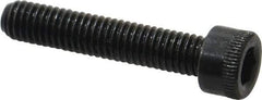 Made in USA - #10-32 UNF Hex Socket Drive, Socket Cap Screw - Alloy Steel, Black Oxide Finish, Fully Threaded, 1" Length Under Head - Eagle Tool & Supply