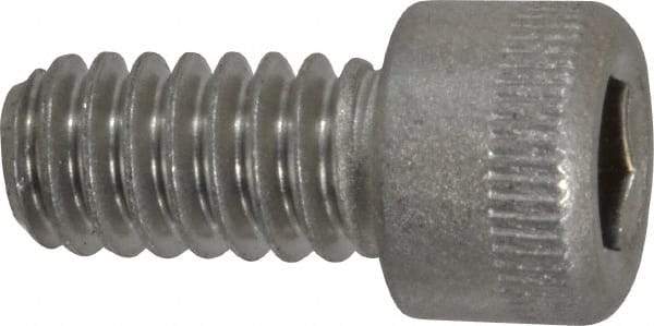 Holo-Krome - 5/16-18 UNC Hex Socket Drive, Socket Cap Screw - Grade 18-8 Stainless Steel, Passivated Finish, Fully Threaded, 1/2" Length Under Head - Eagle Tool & Supply