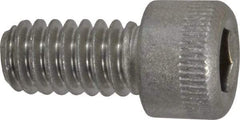 Holo-Krome - 5/16-18 UNC Hex Socket Drive, Socket Cap Screw - Grade 18-8 Stainless Steel, Passivated Finish, Fully Threaded, 1/2" Length Under Head - Eagle Tool & Supply