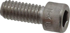 Holo-Krome - 5/16-18 UNC Hex Socket Drive, Socket Cap Screw - Grade 18-8 Stainless Steel, Passivated Finish, Fully Threaded, 3/4" Length Under Head - Eagle Tool & Supply