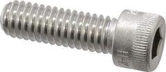 Holo-Krome - 5/16-18 UNC Hex Socket Drive, Socket Cap Screw - Grade 18-8 Stainless Steel, Passivated Finish, Fully Threaded, 1" Length Under Head - Eagle Tool & Supply