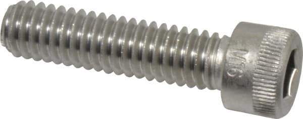 Holo-Krome - 5/16-18 UNC Hex Socket Drive, Socket Cap Screw - Grade 18-8 Stainless Steel, Passivated Finish, Fully Threaded, 1-1/4" Length Under Head - Eagle Tool & Supply