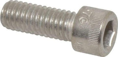 Holo-Krome - 3/8-16 UNC Hex Socket Drive, Socket Cap Screw - Grade 18-8 Stainless Steel, Passivated Finish, Fully Threaded, 1" Length Under Head - Eagle Tool & Supply