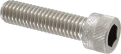 Holo-Krome - 3/8-16 UNC Hex Socket Drive, Socket Cap Screw - Grade 18-8 Stainless Steel, Passivated Finish, Fully Threaded, 1-1/2" Length Under Head - Eagle Tool & Supply