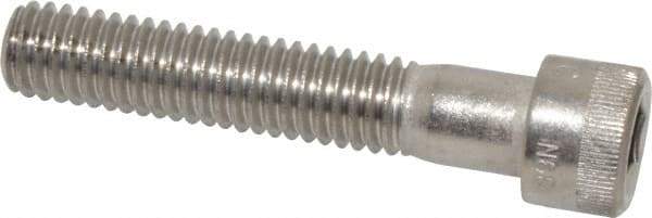 Holo-Krome - 3/8-16 UNC Hex Socket Drive, Socket Cap Screw - Grade 18-8 Stainless Steel, Passivated Finish, Partially Threaded, 2" Length Under Head - Eagle Tool & Supply