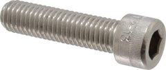 Holo-Krome - 1/2-13 UNC Hex Socket Drive, Socket Cap Screw - Grade 18-8 Stainless Steel, Passivated Finish, Fully Threaded, 2" Length Under Head - Eagle Tool & Supply