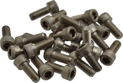 Holo-Krome - #10-32 UNF Hex Socket Drive, Socket Cap Screw - Grade 18-8 Stainless Steel, Passivated Finish, Fully Threaded, 1/2" Length Under Head - Eagle Tool & Supply