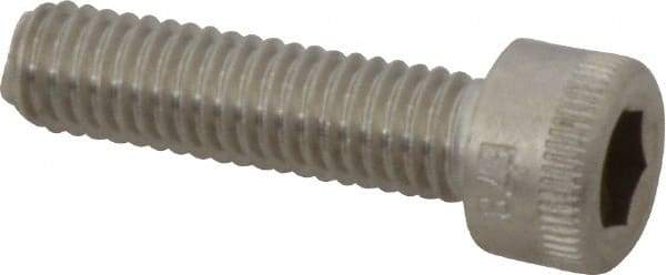 Holo-Krome - #10-32 UNF Hex Socket Drive, Socket Cap Screw - Grade 18-8 Stainless Steel, Passivated Finish, Fully Threaded, 3/4" Length Under Head - Eagle Tool & Supply