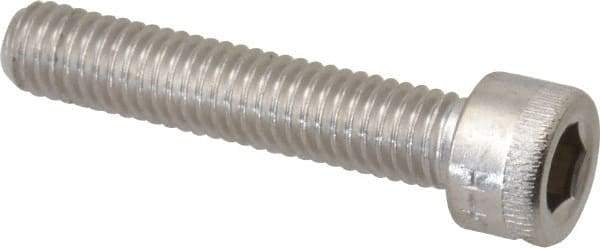 Holo-Krome - #10-32 UNF Hex Socket Drive, Socket Cap Screw - Grade 18-8 Stainless Steel, Passivated Finish, Fully Threaded, 1" Length Under Head - Eagle Tool & Supply