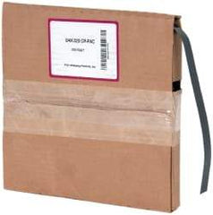 Made in USA - 200' Long x 3/4" Wide, Ribbon Steel Strapping - 1,765 Lb Capacity, 0.02" Thick - Eagle Tool & Supply