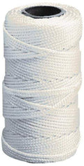 Value Collection - Nylon Braided Twine - 110 Lbs. Breaking Strength, Yellow - Eagle Tool & Supply