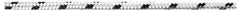 Value Collection - 50' Max Length Nylon Double Braid Rope - 1/4" Diam, 208 Lb Capacity - Eagle Tool & Supply