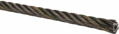 Lift-All - 1/2 Inch Diameter Hoisting Wire Rope - 21,400 Lbs. Breaking Strength, 6 x 19 Fiber Core - Eagle Tool & Supply