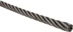 Lift-All - 1/2" Diam, Hoisting Wire Rope - 21,400 Lb Breaking Strength, Material Grade Plow, 6 x 37 IWRC - Eagle Tool & Supply