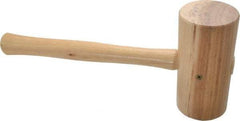 Garland - 1-3/4 Lb Head Wooden Mallet - 14" Long Wood Handle - Eagle Tool & Supply