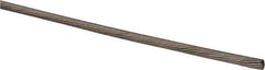 Value Collection - 1/8" Diam, Stainless Steel Wire Rope - 2,100 Lb Breaking Strength, Material Grade 304, 1 x 19 Single Strand - Eagle Tool & Supply