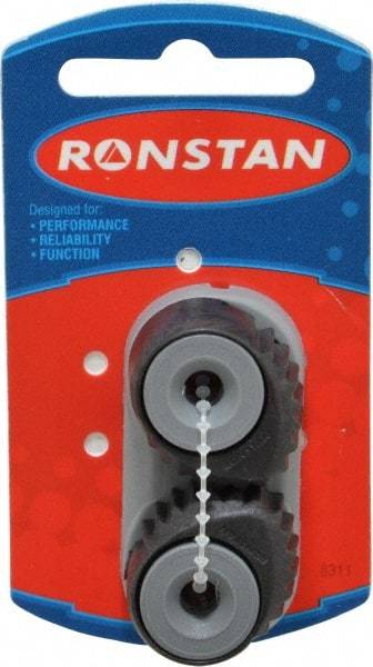 Ronstan - 264 Lbs. Load Limit Small C Cleat - For Use with Cleating and Releasing Lines on 3/32 Inch to 5/16 Inch Diameter Rope - Eagle Tool & Supply