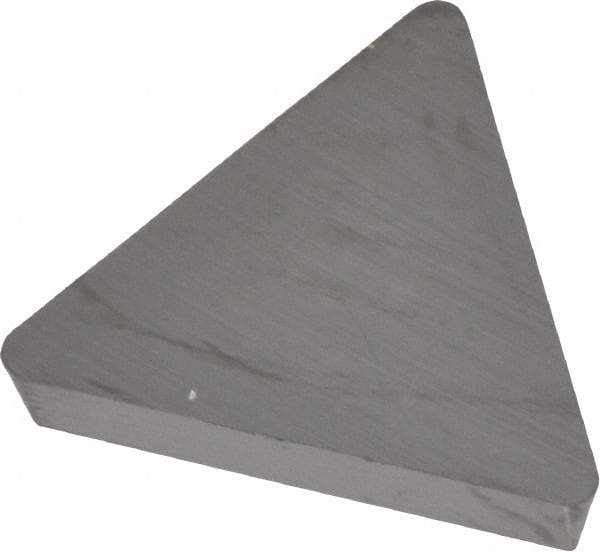 Kennametal - TPG322 Grade K313 Carbide Turning Insert - Uncoated, 60° Triangle, 3/8" Inscr Circle, 1/8" Thick, 1/32" Corner Radius - Eagle Tool & Supply