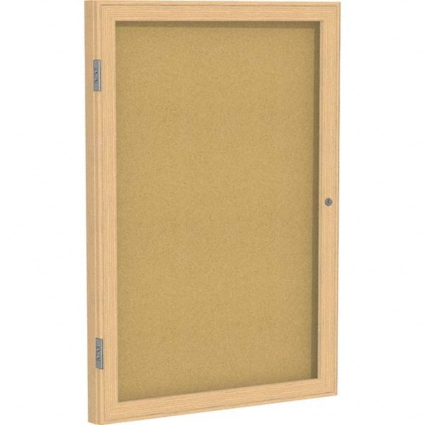 Ghent - Cork Bulletin Boards Style: Enclosed Cork Bulletin Boards Color: Natural Cork - Eagle Tool & Supply