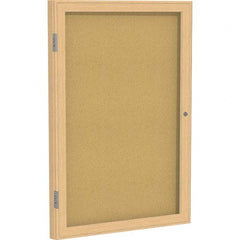 Ghent - Cork Bulletin Boards Style: Enclosed Cork Bulletin Boards Color: Natural Cork - Eagle Tool & Supply