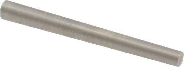 Value Collection - Size 6/0, 0.0624" Small End Diam, 0.078" Large End Diam, Passivated Stainless Steel Taper Pin - Eagle Tool & Supply