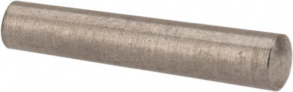 Value Collection - Size 5/0, 0.0836" Small End Diam, 0.094" Large End Diam, Passivated Stainless Steel Taper Pin - Grade 303, 18-8, 1/2" OAL, 1/2 Pin Length - Eagle Tool & Supply