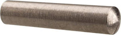 Value Collection - Size 4/0, 0.0986" Small End Diam, 0.109" Large End Diam, Passivated Stainless Steel Taper Pin - Grade 303, 18-8, 1/2" OAL, 1/2 Pin Length - Eagle Tool & Supply
