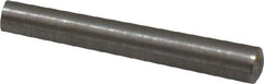 Value Collection - Size 4/0, 0.0934" Small End Diam, 0.109" Large End Diam, Passivated Stainless Steel Taper Pin - Grade 303, 18-8, 3/4" OAL, 3/4 Pin Length - Eagle Tool & Supply