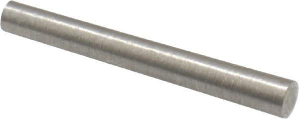 Value Collection - Size 3/0, 0.1042" Small End Diam, 0.125" Large End Diam, Passivated Stainless Steel Taper Pin - Grade 303, 18-8, 1" OAL, 1 Pin Length - Eagle Tool & Supply