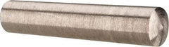 Value Collection - Size 0, 0.1404" Small End Diam, 0.156" Large End Diam, Passivated Stainless Steel Taper Pin - Grade 303, 18-8, 3/4" OAL, 3/4 Pin Length - Eagle Tool & Supply