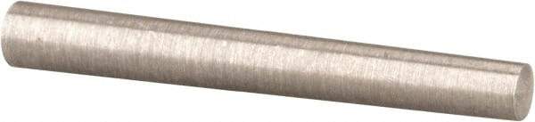 Value Collection - Size 0, 0.13" Small End Diam, 0.156" Large End Diam, Passivated Stainless Steel Taper Pin - Grade 303, 18-8, 1-1/4" OAL, 1-1/4 Pin Length - Eagle Tool & Supply