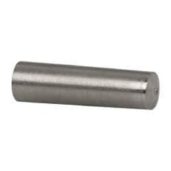 Value Collection - Size 3, 0.2034" Small End Diam, 0.219" Large End Diam, Passivated Stainless Steel Taper Pin - Grade 303, 18-8, 3/4" OAL, 3/4 Pin Length - Eagle Tool & Supply