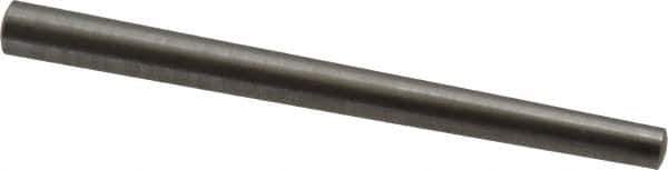 Value Collection - Size 4, 0.1876" Small End Diam, 0.25" Large End Diam, Passivated Stainless Steel Taper Pin - Grade 303, 18-8, 3" OAL, 3 Pin Length - Eagle Tool & Supply