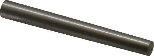 Value Collection - Size 5, 0.237" Small End Diam, 0.289" Large End Diam, Passivated Stainless Steel Taper Pin - Grade 303, 18-8, 2-1/2" OAL, 2-1/2 Pin Length - Eagle Tool & Supply